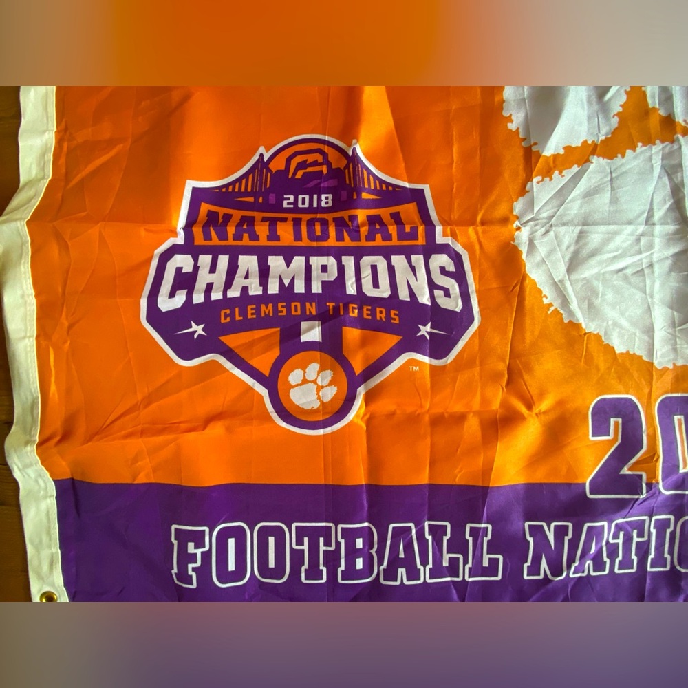 Clemson 2018 Football National Champions Banner - Picture 2 of 4